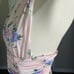 NWT Zara floral silky low cut corset crop top S