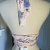 NWT Zara floral silky low cut corset crop top S