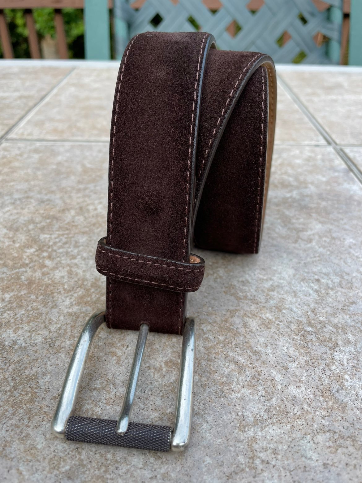 suede belts for men W.Kleinberg