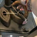 Antique HTF Set of Sad Irons w/ Detachable Wooden Handle, Heavy!
