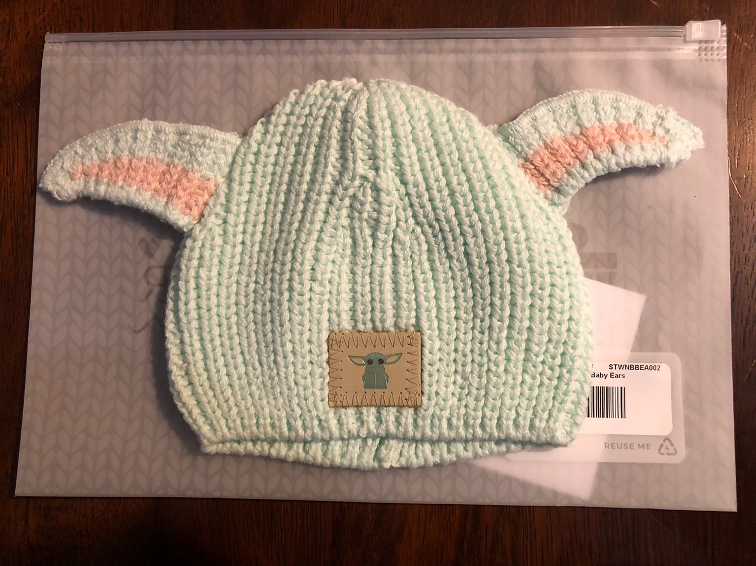 Mandalorian baby ears beanie LYM