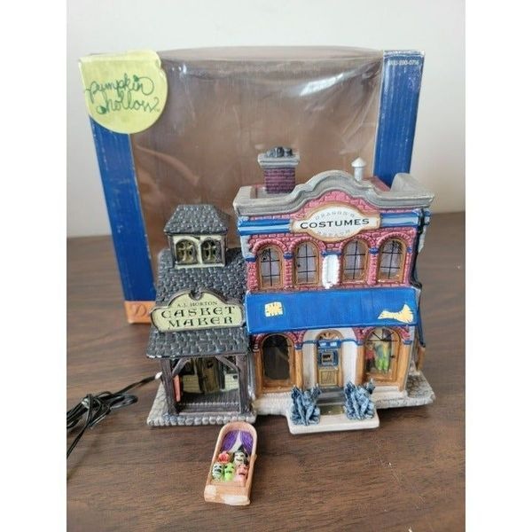 Lemax 2004 dragon's breath costume shop AS IS Pumpkin Hollow Village accessory H