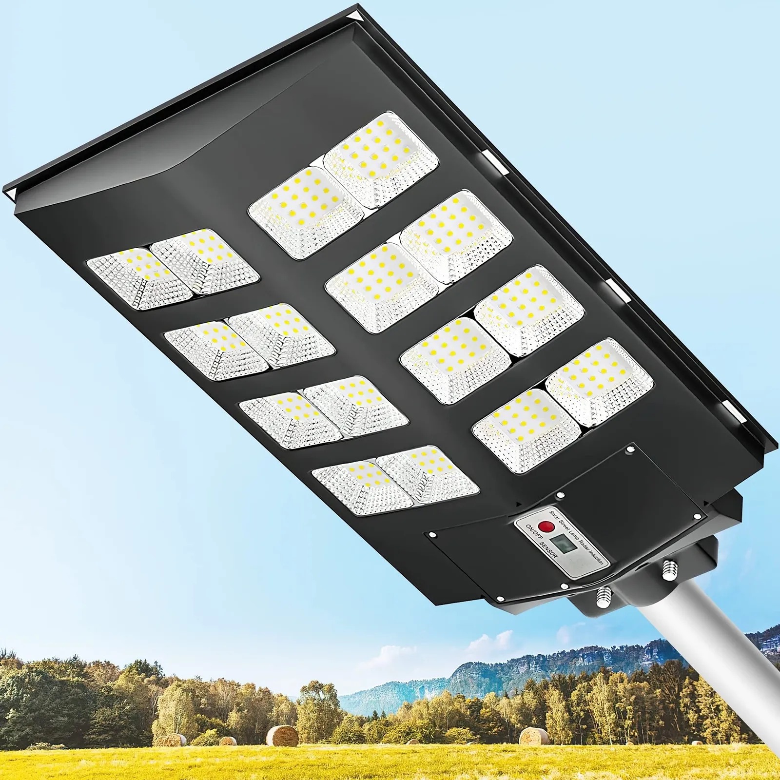 A-ZONE 800W Solar Street Lights Outdoor Waterproof
