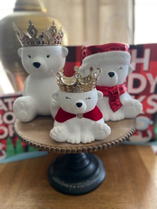 2021 BBW Holiday bear candleholders collection