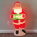 Vintage Christmas 40” TPI “HoHoHo” Lighted Santa Blow Mold Yard Decoration