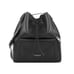 Lancaster Black Leather Bucket Bag
