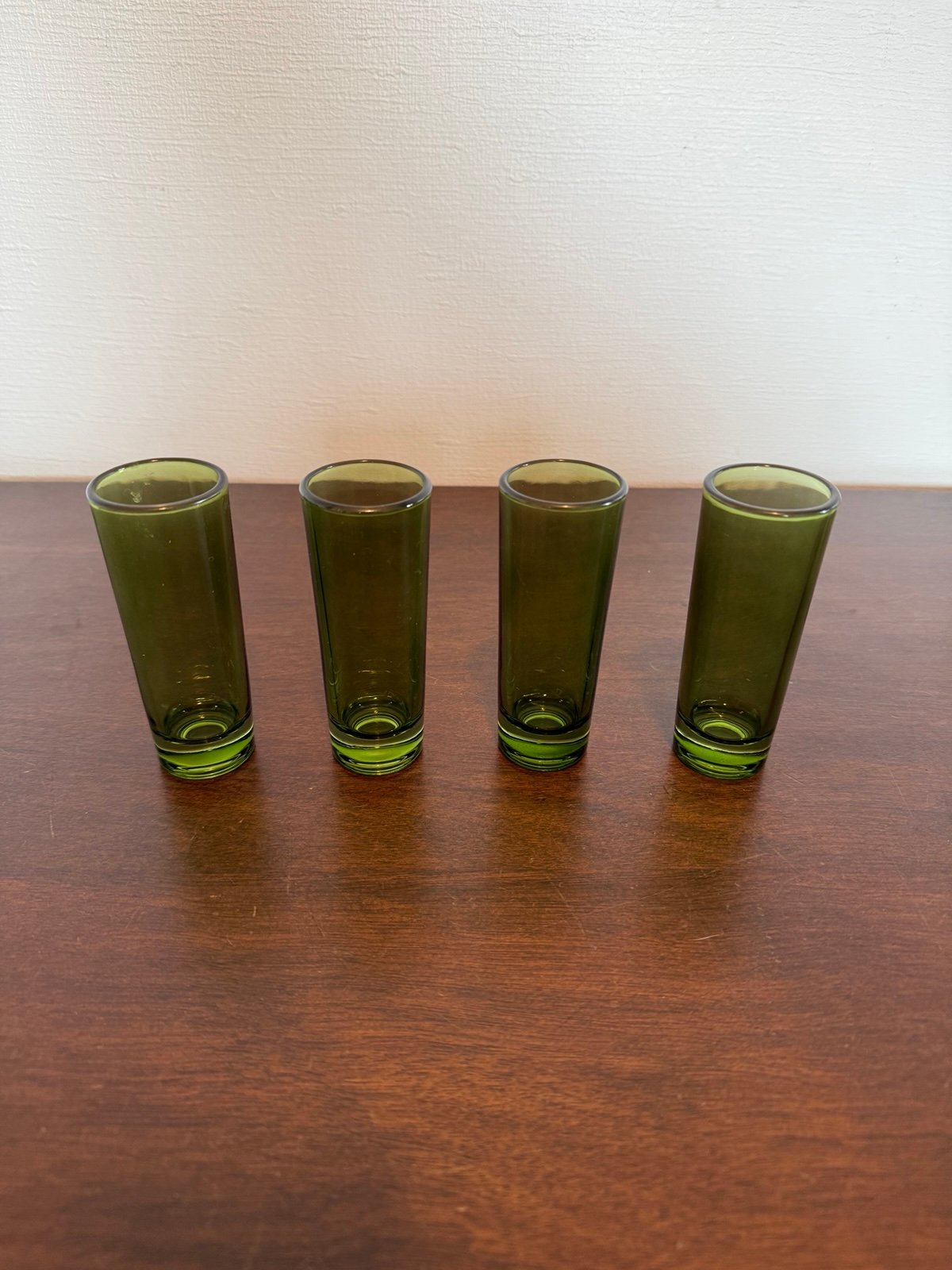 Green Tumbler Shot Glasses