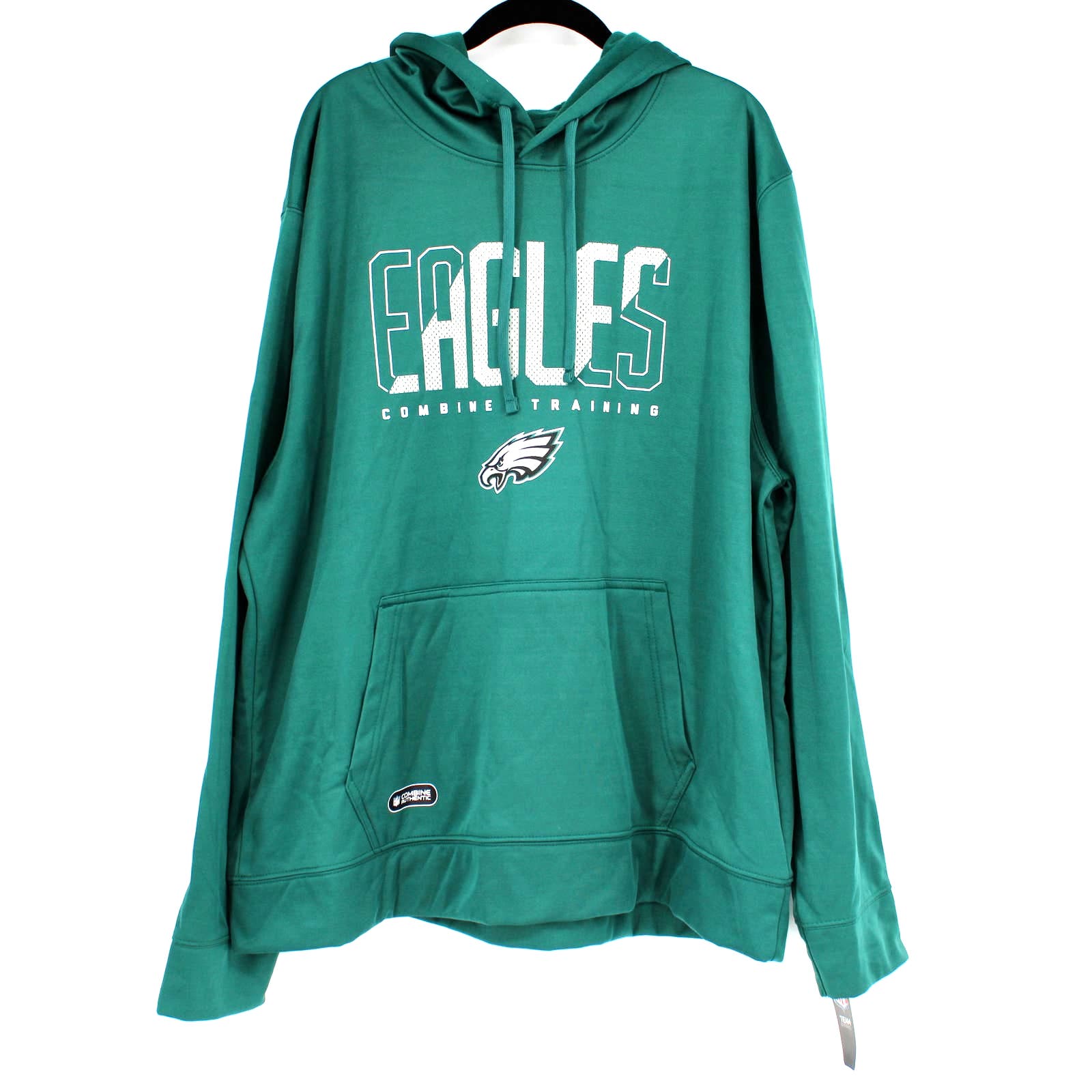 NFL Philiadelphia Eagles Backfield Combine Training Hoodie Mens XXL Green NEW