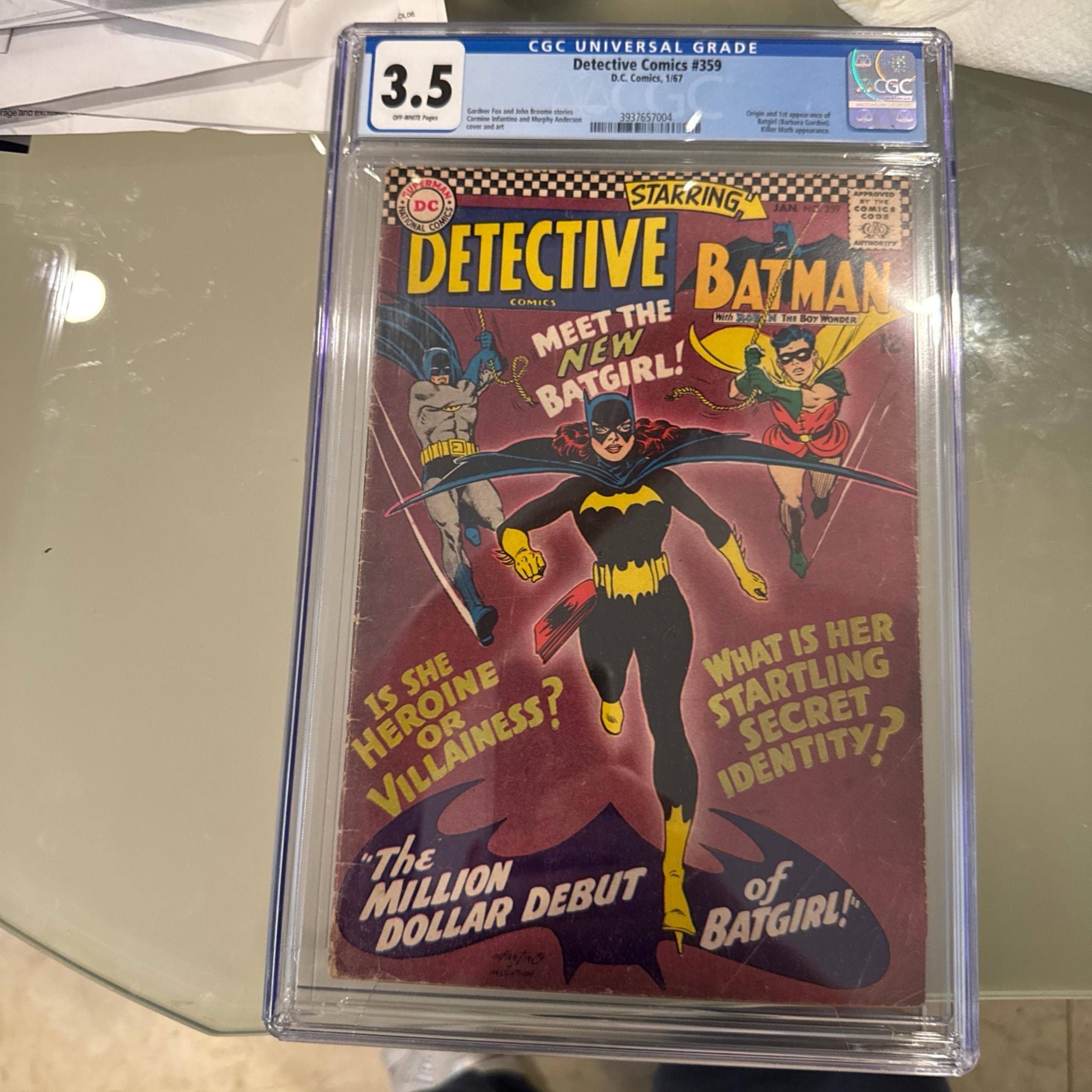 CGC 3.5 Detective comics #359 key