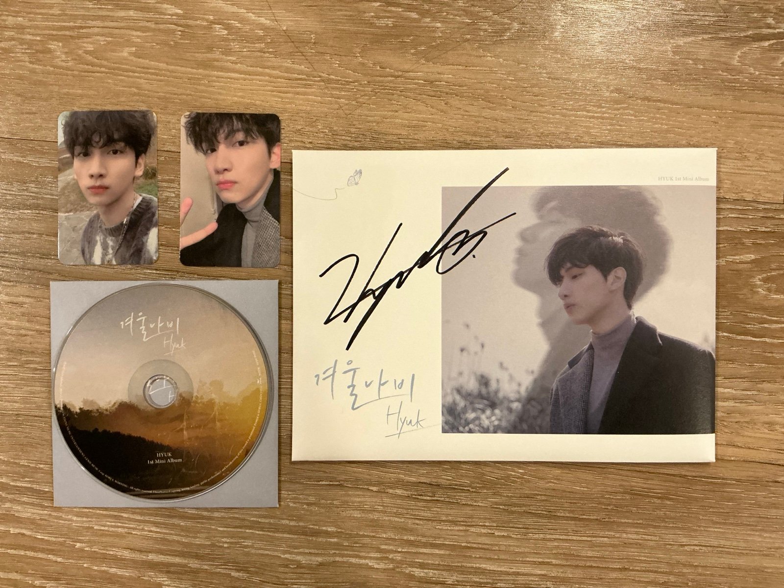 VIXX Hyuk Solo ‘Winter Butterfly’ Signed Album - Autographed