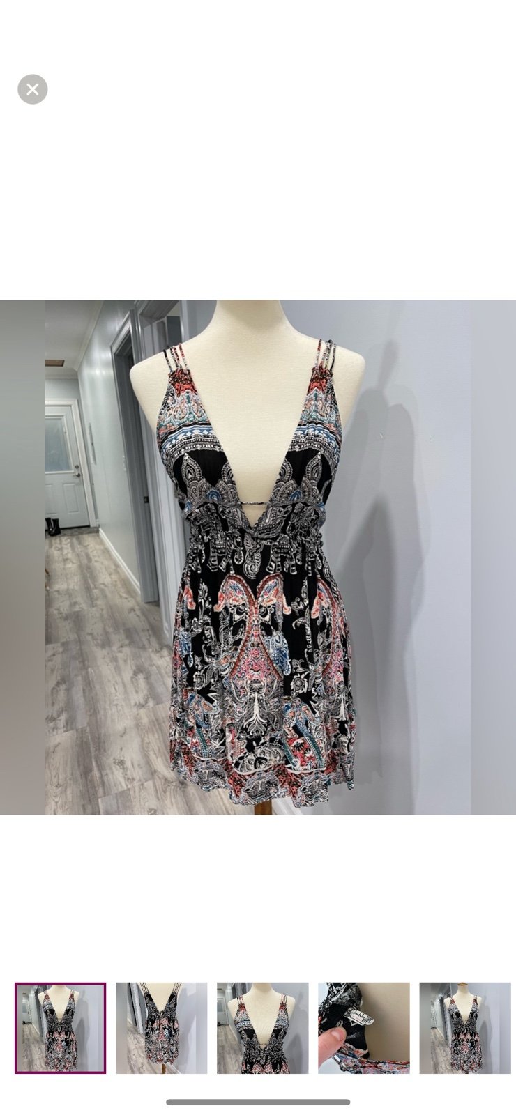 Free People Fun Multicolor Summer Dress