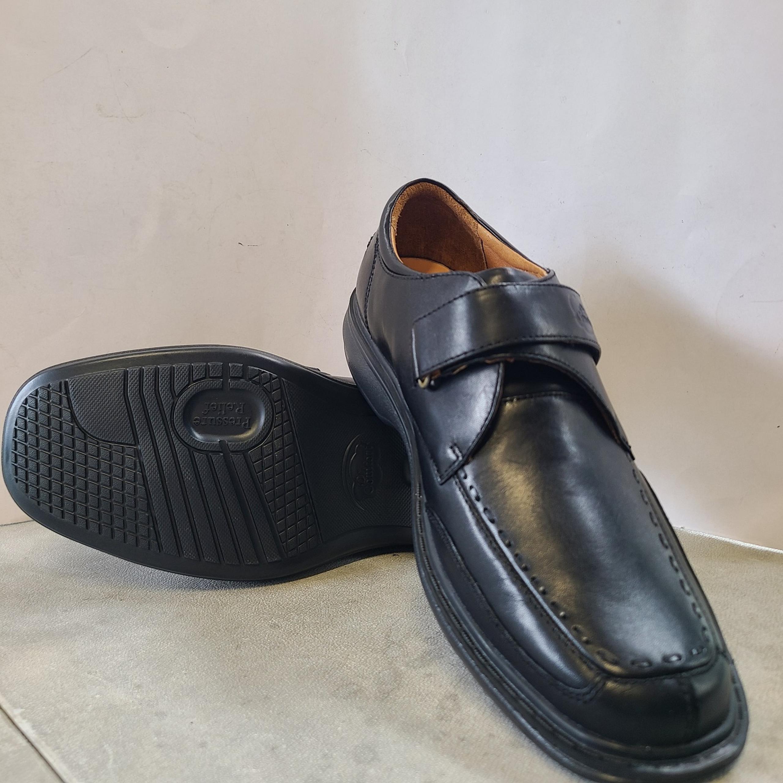 Dr. Comfort Men's Leather Black Dress Shoe 9W Frank Style 6210 New Without Box