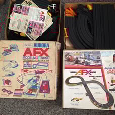 2 Collectible racing sets (antique) 1972