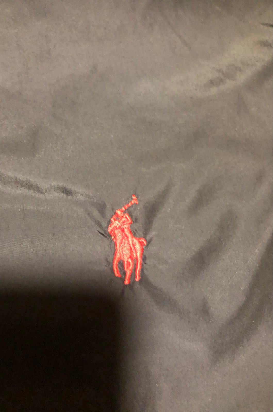 Vintage ralp lauren windbraker whit hoodie size XL