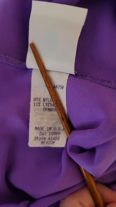 80s Vintage Pro Spirit Body Suit Leotard buy Workout Purple Sz Medium Stretch Shiny