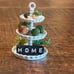 Miniature Modern Farmhouse Tiered Tray Decorative Dollhouse Tray