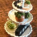 Miniature Modern Farmhouse Tiered Tray Decorative Dollhouse Tray