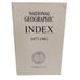 Vintage 1981 National Geographic Index Paperback Booklet 1977 - 1981 95 Pages