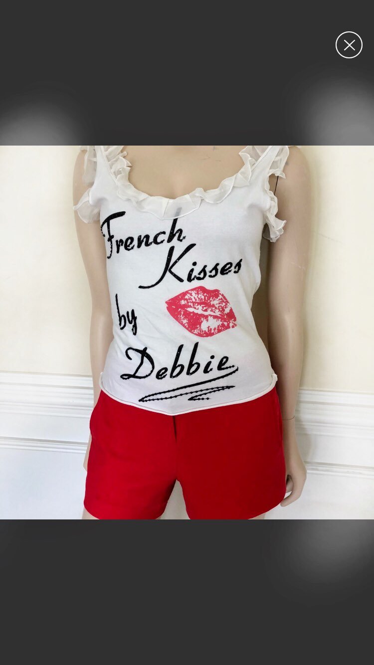Dolce & Gabbana French Kisses Ruffle Top