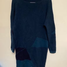 Vince Geometric Wool/Cashmere Blend Swea