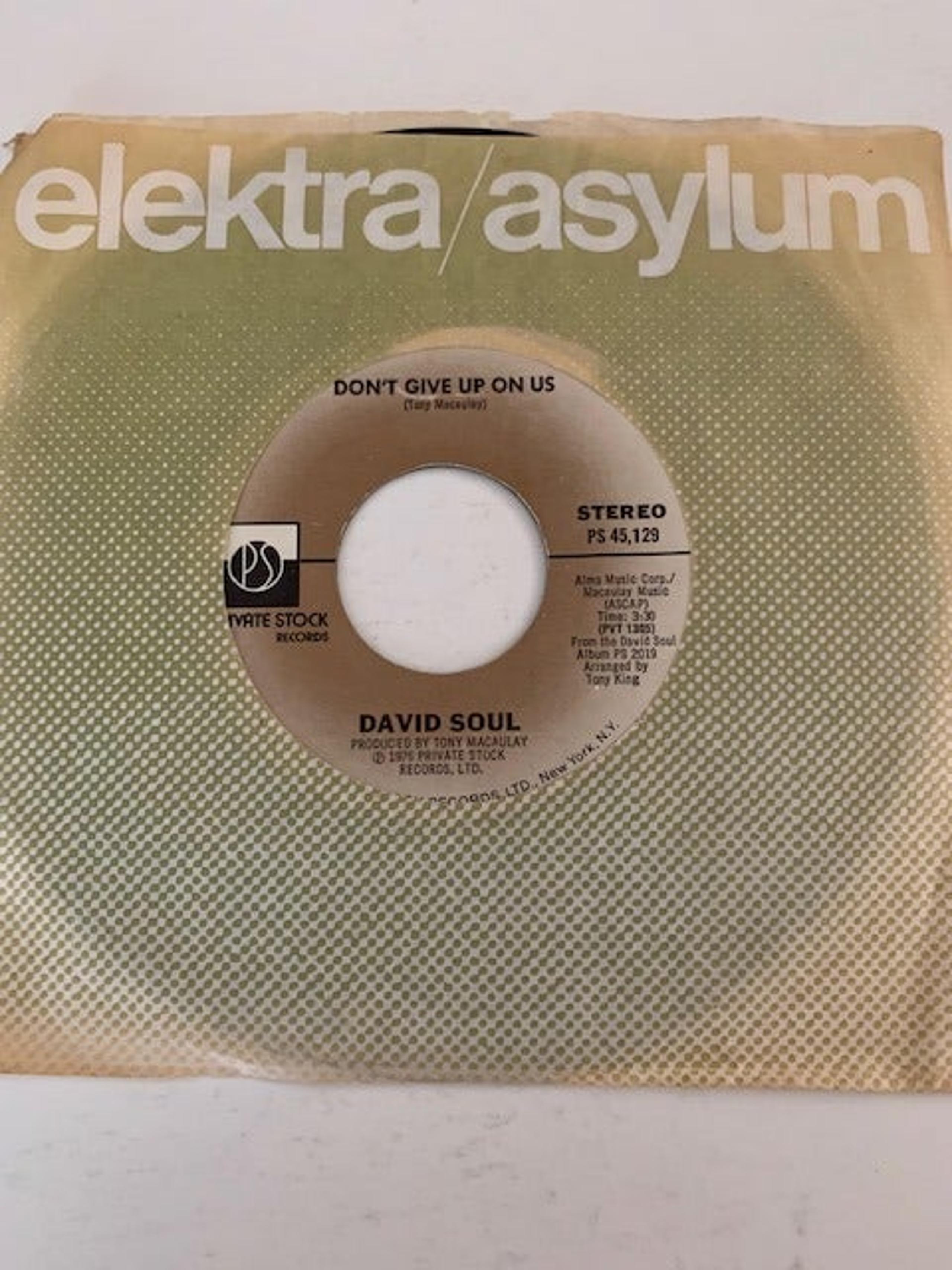 DAVID SOUL 45 RPM VINYL RECORD