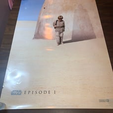 1999 Star Wars Episode 1 PHANTOM MENACE TEASER POSTER Version A, 27 x 40