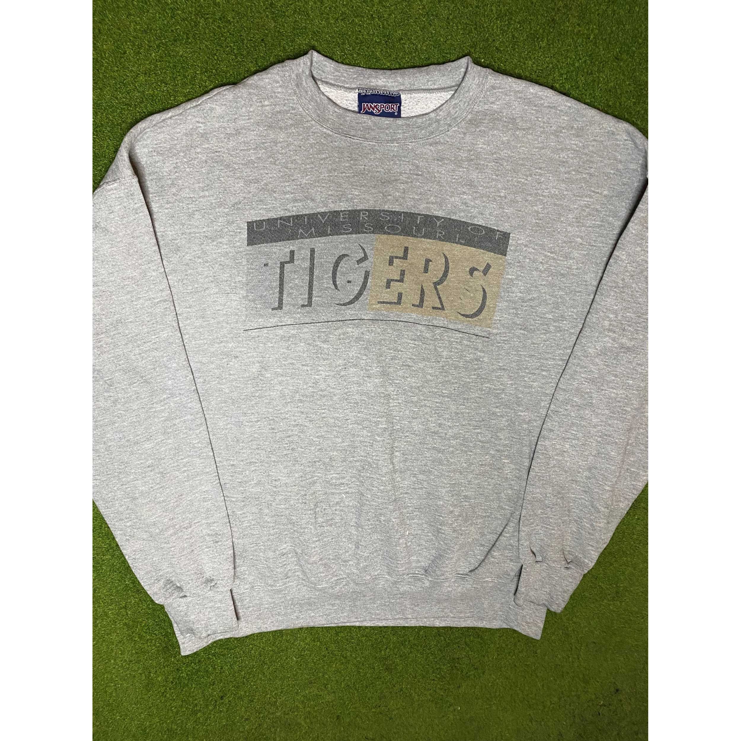90s Missouri Tigers - Vintage College Sweatshirt (XL)