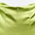 Zara jumpsuit pistachio cut out bow satin wide leg sleeveless wedding party