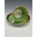 Royal Albert Regency Teacup & Saucer Green Gold Vintage England