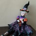 Christian Siriano Halloween Elf Shelf Sitter Posable Doll Mantel 18” Witch new