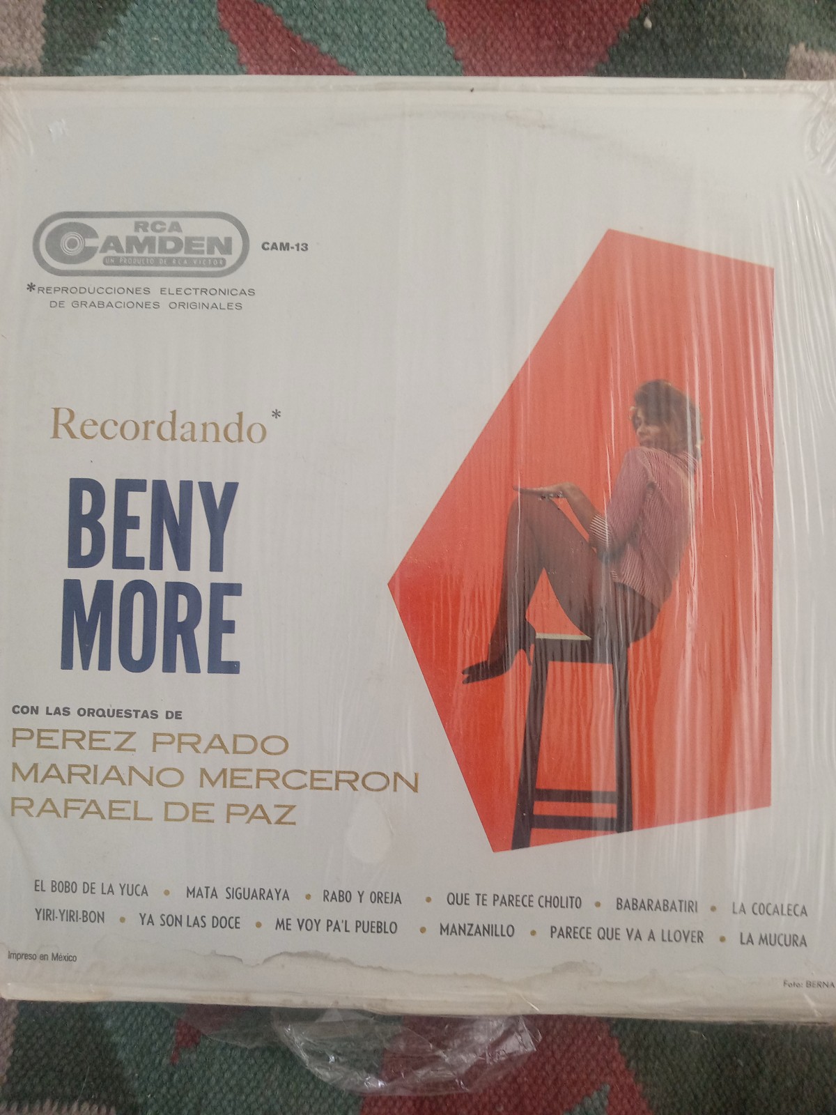 RECORDANDO BENY MORE VINYL LP