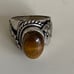 Tiger Eye Silver Ring