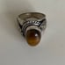 Tiger Eye Silver Ring