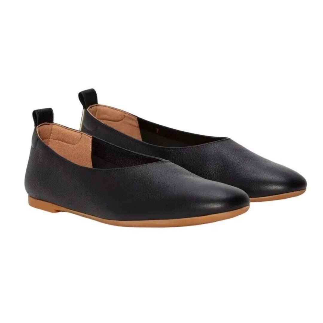 Everlane Shoes The Day Glove Ballet Flats Leather Slip On Black