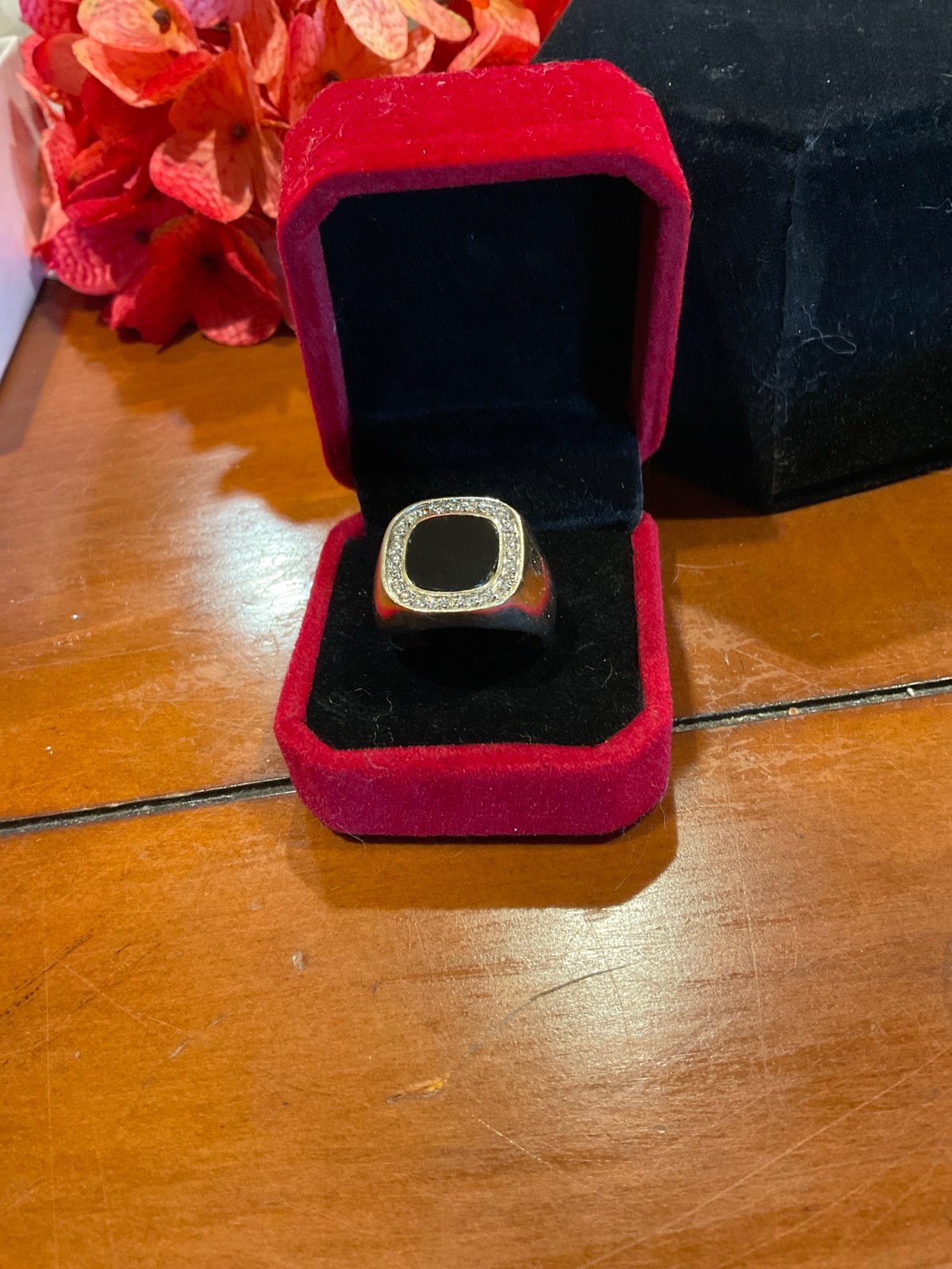 Onyx Ring Diamonds 14 K
