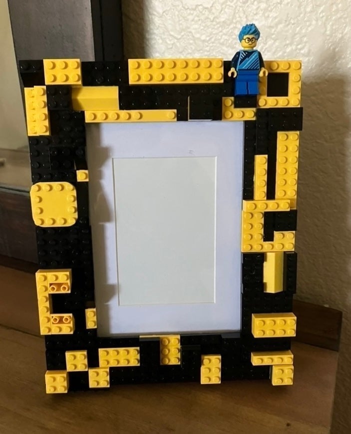5x7 matted to 3.5x5 LEGO Handcrafted Frame