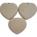 The Pampered Chef set of 3 vintage 1992 sweetheart clay cookie molds.