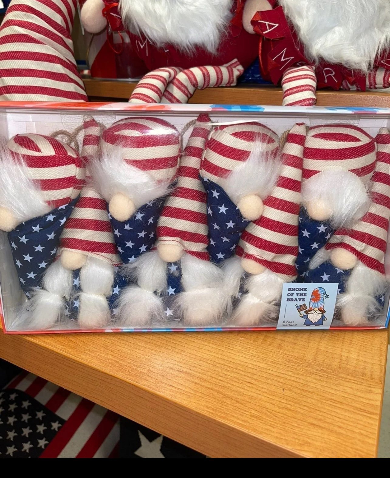 Gnome of the Brave 6 Garland July 4th