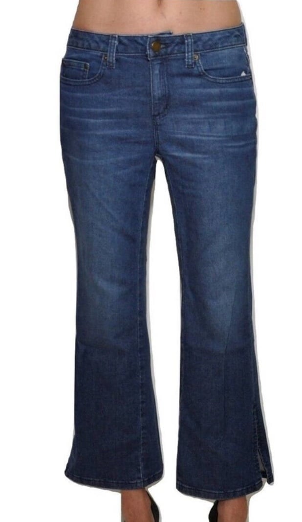 Michael Kors Selma Cropped Flare Jeans size 4