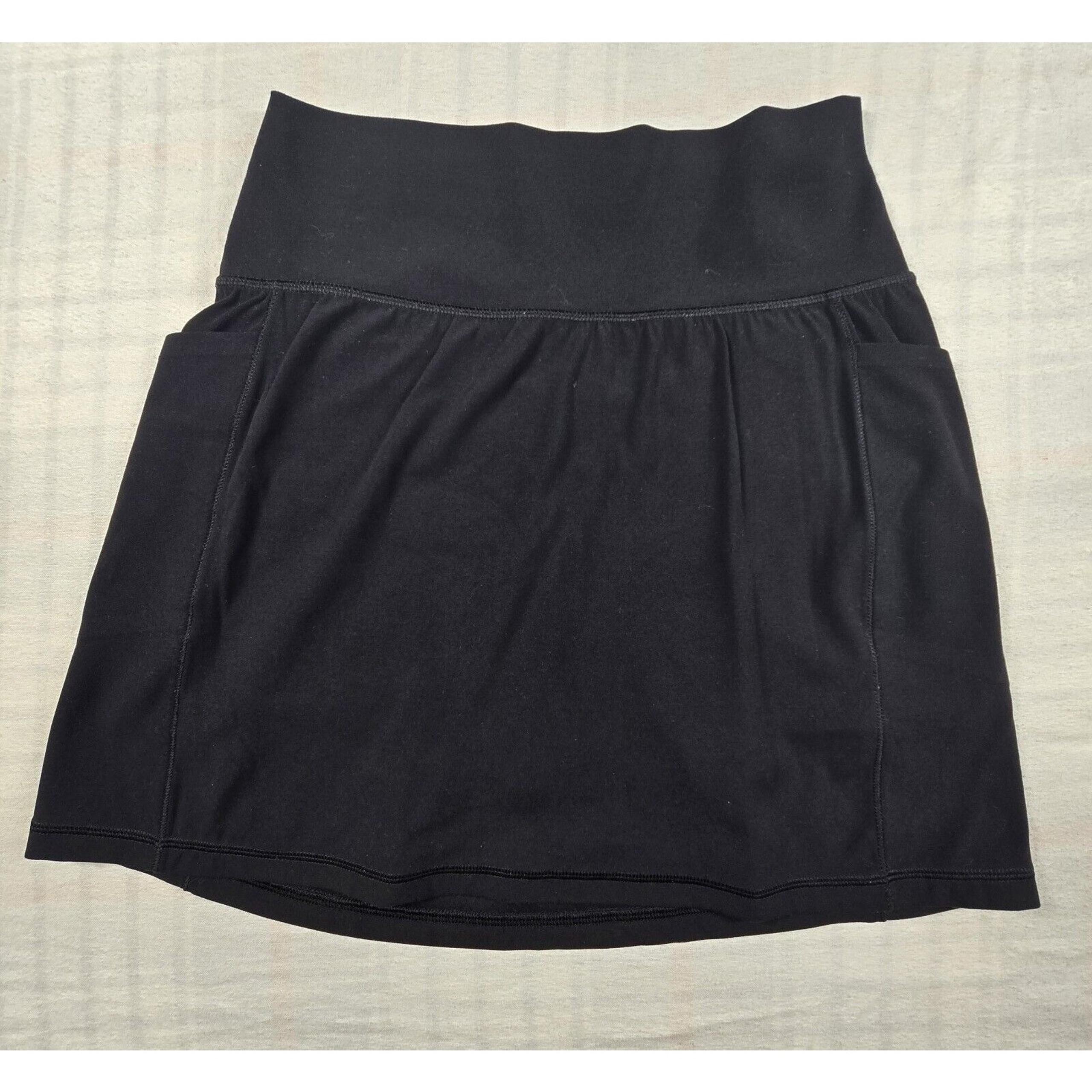 Athleta Women's Salutation Stash Pocket Skort 16.5" Black XS