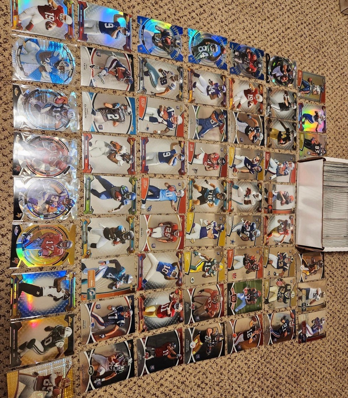 Huge Topps Finest Football Card Lot