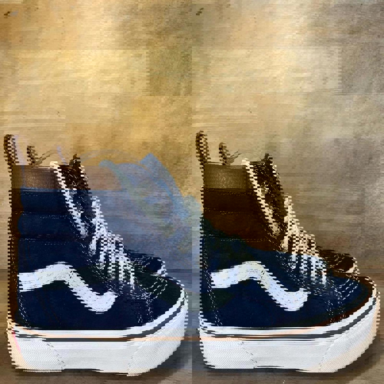 Vans Sk8 Hi MTE 2.0 DX SUEDE All Weather Womens Size 8.5 Shoes Blue Marshmallow