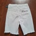 Celebrity Pink Frayed Hem Bermuda Jeans Shorts 24 White NWT