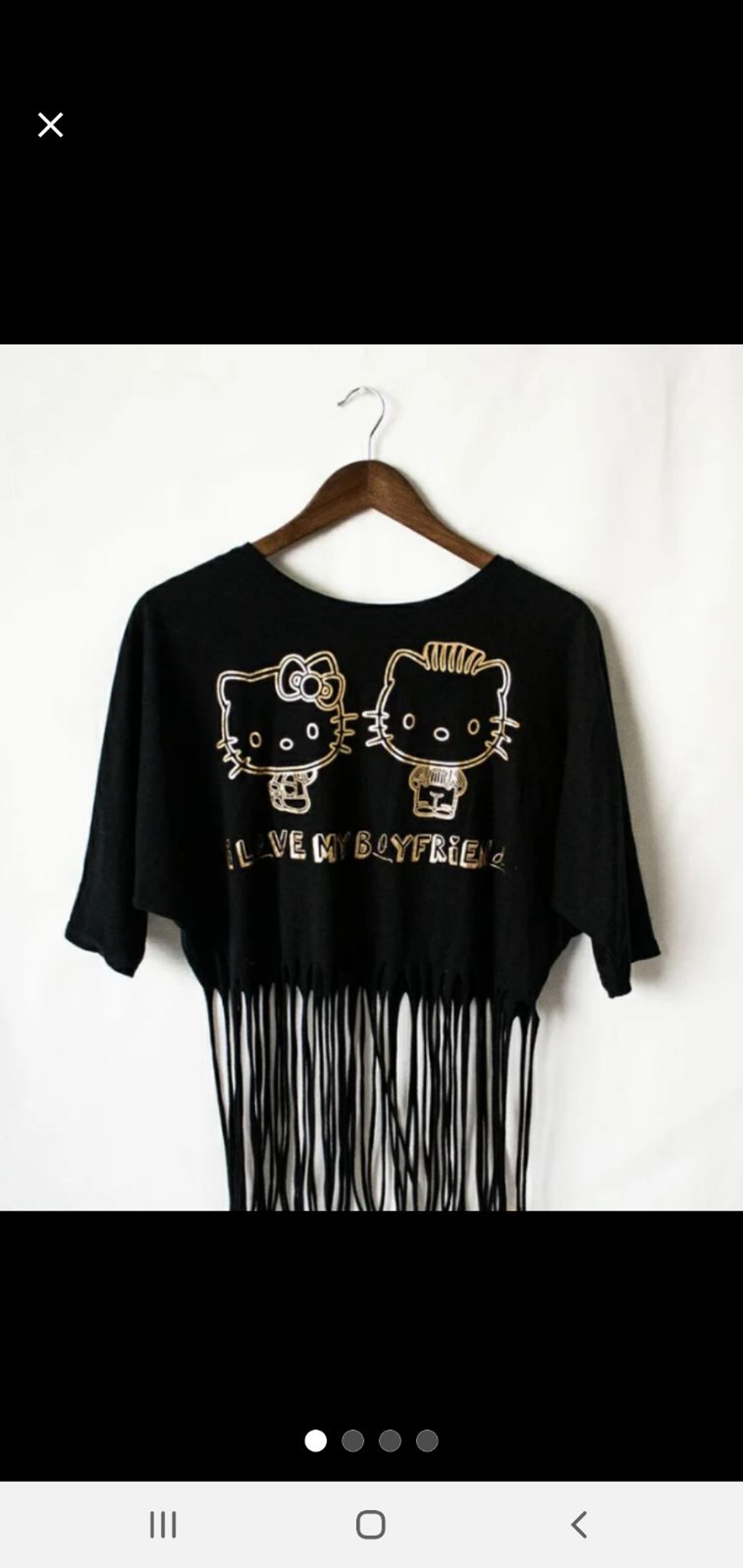 Hello kitty crop top size 2xl