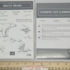 Stampin Up - Arctic Bears with Polar Bear Dies