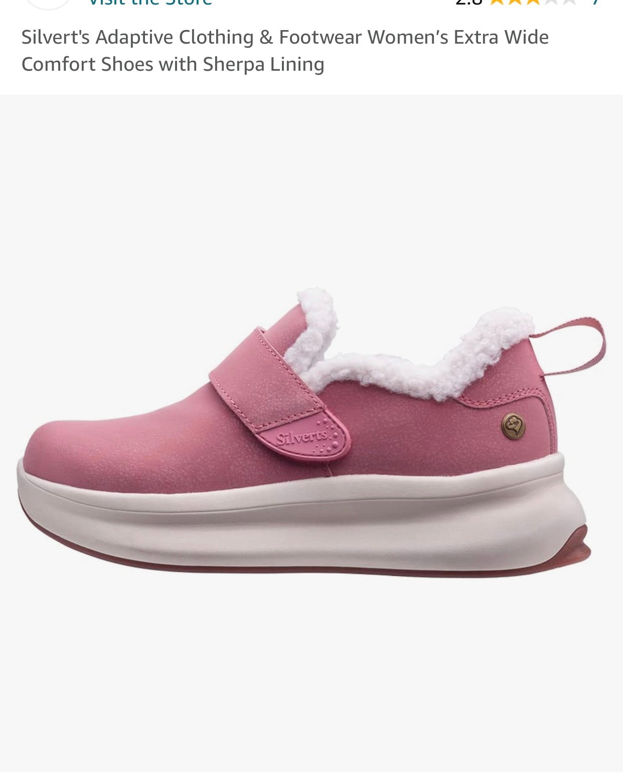 Silverts Sherpa Lining Walking Shoes