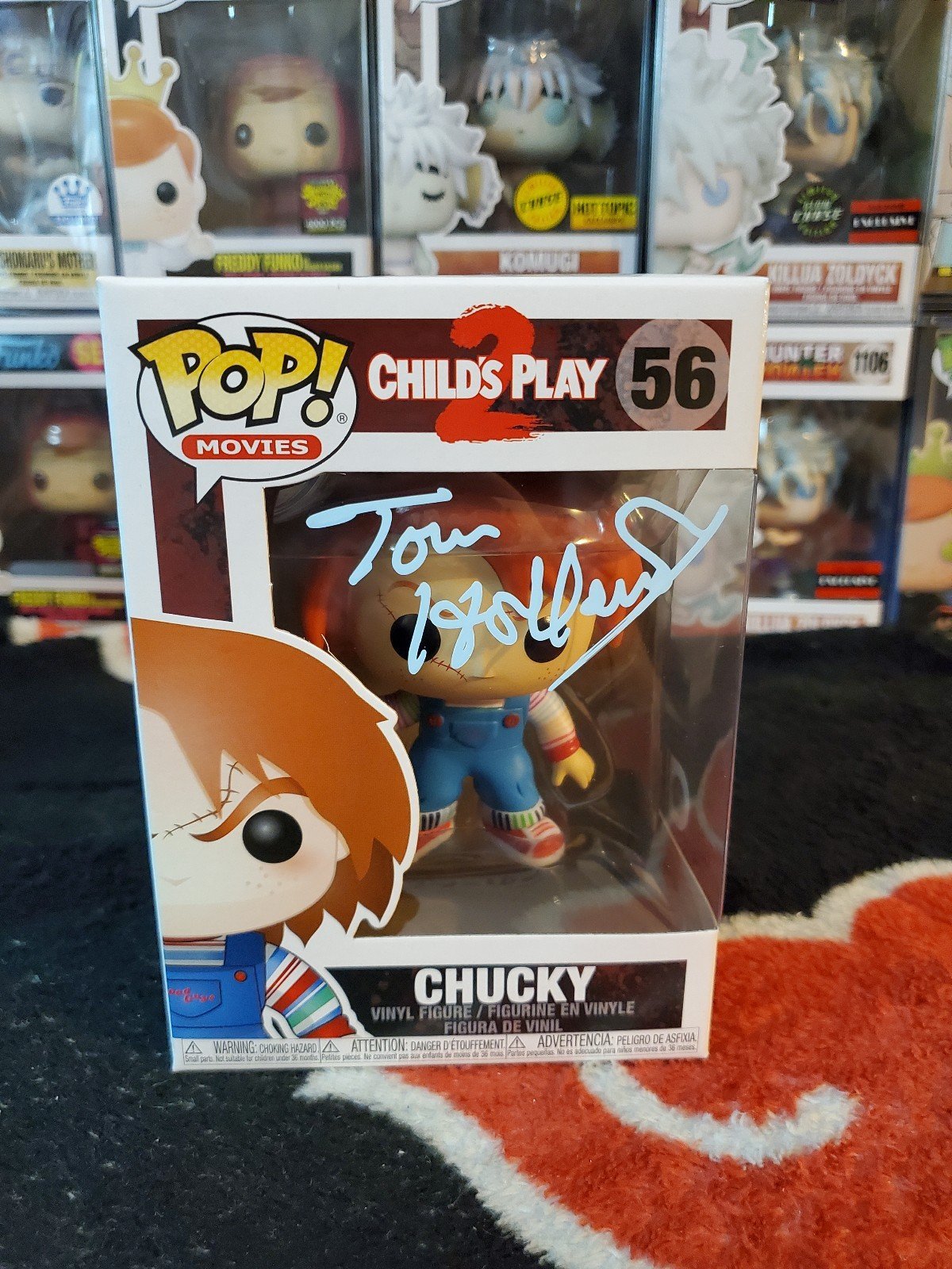 Child's play 2 chucky signed funko pop
