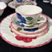 RARE SET 4 PIECE TABLE SETTING BLUE RIDGE SOUTHERN POTTERY UNDERGLAZE 28 PIECES