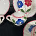 RARE SET 4 PIECE TABLE SETTING BLUE RIDGE SOUTHERN POTTERY UNDERGLAZE 28 PIECES