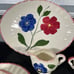 RARE SET 4 PIECE TABLE SETTING BLUE RIDGE SOUTHERN POTTERY UNDERGLAZE 28 PIECES